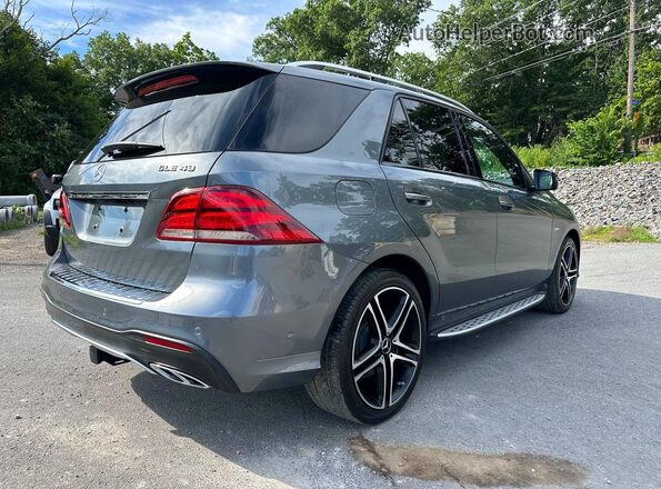 4JGDA6EBXJB049784 2018 MERCEDES-BENZ GLE-CLASS Gray Delantero derecho