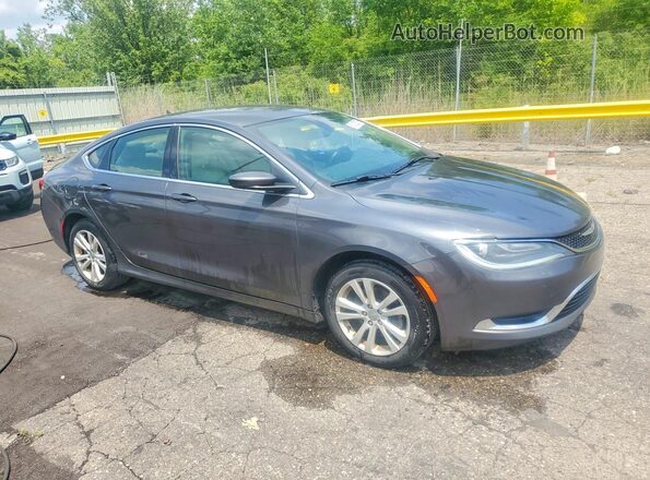 1C3CCCAB4GN186973 2016 CHRYSLER 200 Gray Front view