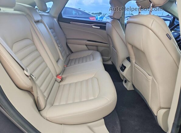 3FA6P0MU6KR137357 2019 FORD FUSION Угольный Вид задней части салона