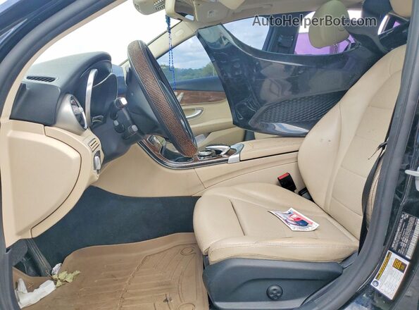 55SWF4KB0GU142213 2016 MERCEDES-BENZ C Черный Вид салона спереди