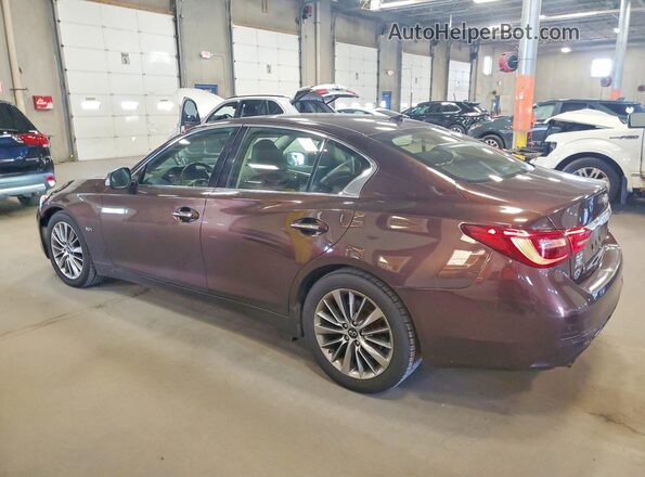 JN1EV7AR7JM444955 2018 INFINITI Q50 Brown Rear right