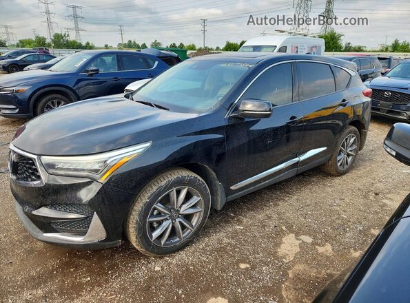 5J8TC1H50KL010735 2019 ACURA RDX Black უკანა მარცხენა