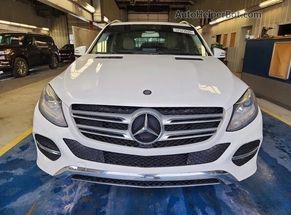 4JGDA5HB6HA901375 2017 MERCEDES-BENZ GLE White Rear view
