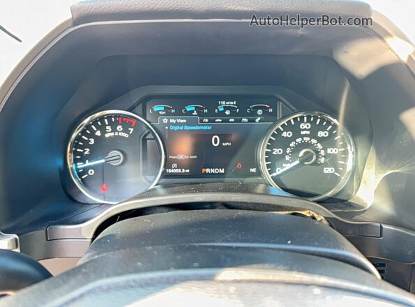 1FTEW1E53KKD04901 2019 FORD F150 White Vista del cuadro de instrumentos
