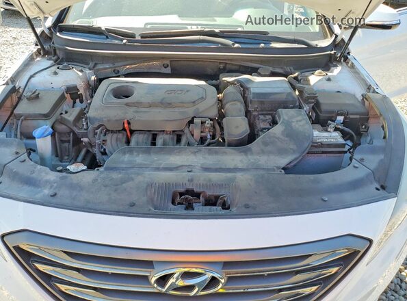 5NPE34AF4GH396955 2016 HYUNDAI SONATA White Widok komory silnika