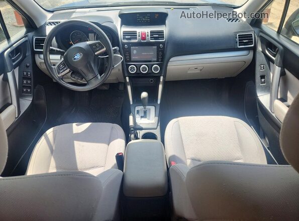 JF2SJADC8GH400322 2016 SUBARU FORESTER Blue Սարքավորումների վահանակի տեսք