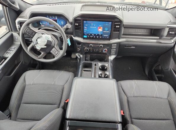 1FTEW2LP4SKE25043 2025 FORD F150 Black ხელსაწყოთა პანელის ხედი