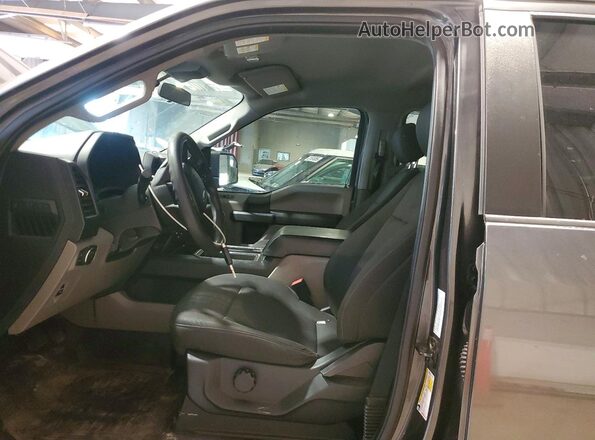 1FTEW1E41KFC05204 2019 FORD F150 Gray Vista del salpicadero