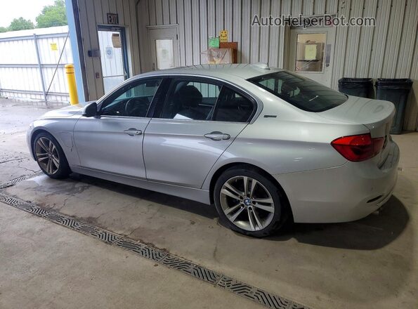 WBA8E1C50HK480443 2017 BMW 3 SERIES Silver Trasero derecho