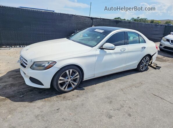 WDDWF4JB9HR252777 2017 MERCEDES-BENZ C White Հետևի ձախ