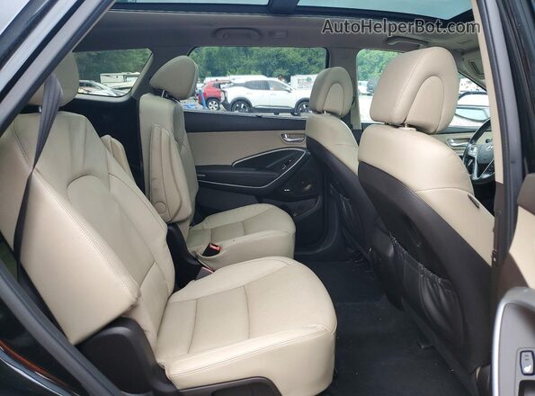 KM8SRDHF8GU138849 2016 HYUNDAI SANTA FE Черный Вид подкапотного пространства
