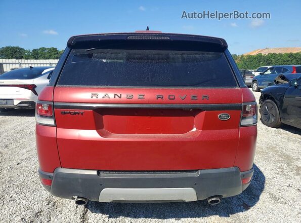 SALWR2FV2HA667472 2017 LAND ROVER RANGE ROVER Красный Вид салона спереди
