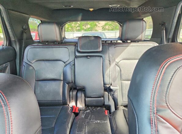 1FM5K8GT3GGA25423 2016 FORD EXPLORER Silver Вид задньої частини салону