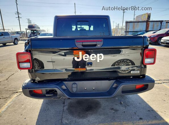 1C6HJTFG3PL514544 2023 JEEP GLADIATOR Черный Вид салона спереди