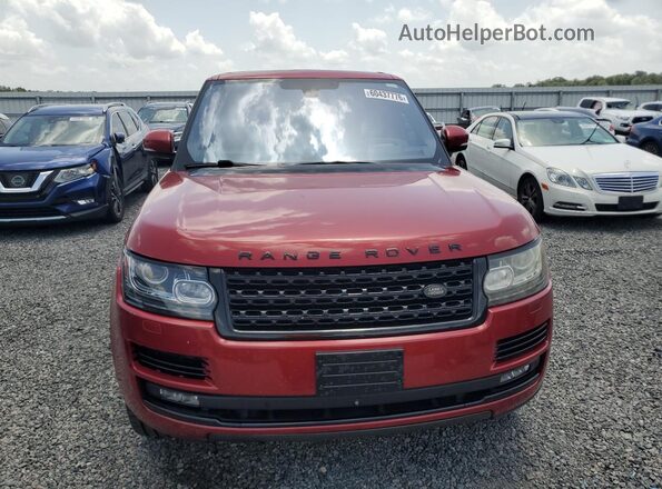 SALGV2EF2GA255500 2016 LAND ROVER RANGE Red Вид ззаду