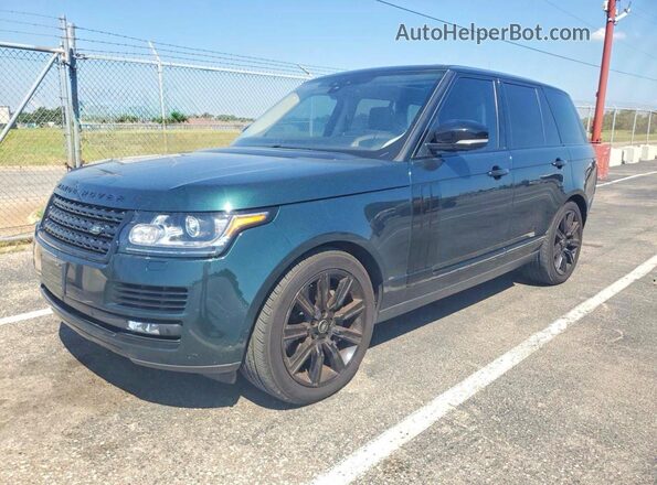 SALGS2FV2HA357783 2017 LAND ROVER RANGE Green უკანა მარცხენა