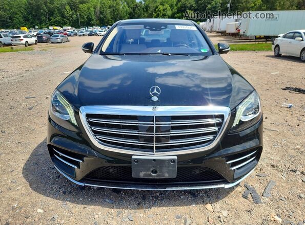 WDDUG8GB2JA402610 2018 MERCEDES-BENZ S Black Widok z tyłu