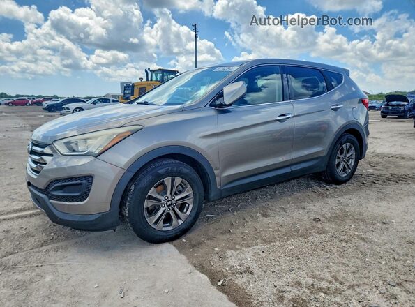 5XYZT3LB2GG357682 2016 HYUNDAI SANTA Beige Tył lewy