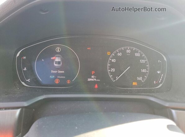 1HGCV1F17JA041324 2018 HONDA ACCORD White Widok tylnych siedzeń