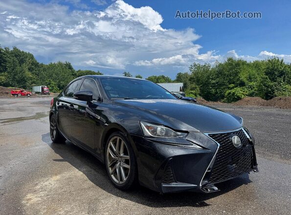 JTHBA1D20J5070091 2018 LEXUS IS Black Rear left