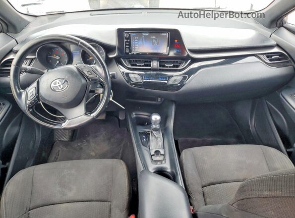 NMTKHMBX6JR007602 2018 TOYOTA C-HR Charcoal Widok zestawu wskaźników