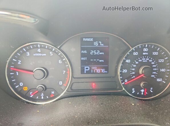 KNAFK5A87G5567757 2016 KIA FORTE Silver უკანა სავარძლების ხედი