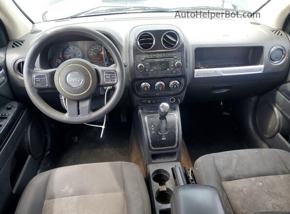 1C4NJDBB5GD780492 2016 JEEP COMPASS Black ხელსაწყოთა პანელის ხედი
