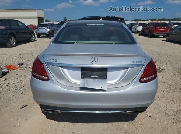 WDDWF4KB8GR128075 2016 MERCEDES-BENZ C-CLASS Silver Вид салону спереду