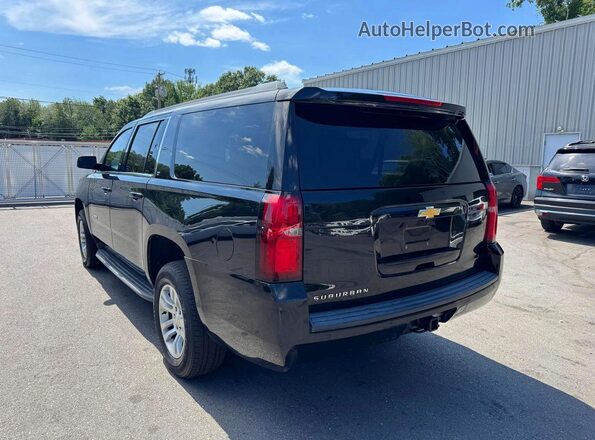 1GNSKHKC0HR314285 2017 CHEVROLET SUBURBAN Черный Задняя правая четверть