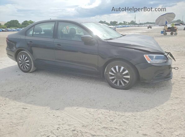 3VW267AJXGM281798 2016 VOLKSWAGEN JETTA Черный Вид спереди