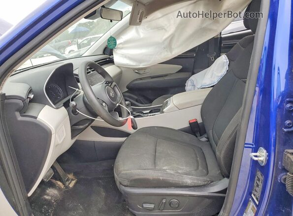 5NMJB3AE8NH066037 2022 HYUNDAI TUCSON Blue Առջևի վահանակի տեսք