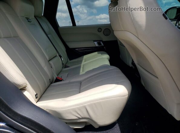 SALGS2FE2HA322757 2017 LAND ROVER RANGE ROVER Black ძრავის განყოფილების ხედი