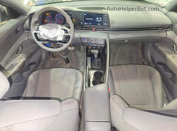 5NPLL4AG4MH016024 2021 HYUNDAI ELANTRA Серебряный Вид щитка приборов