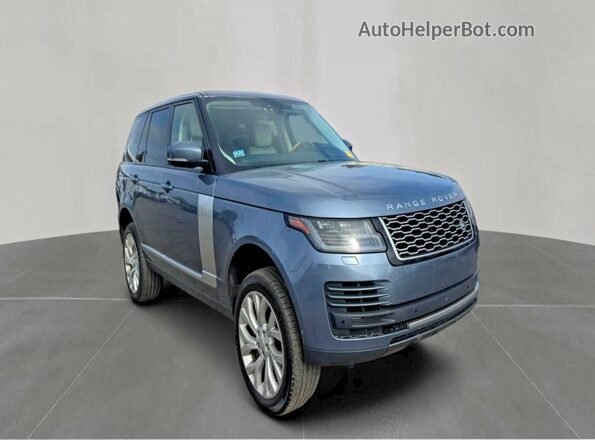 SALGS2SV7KA539380 2019 LAND ROVER RANGE ROVER Blue Trasero izquierdo