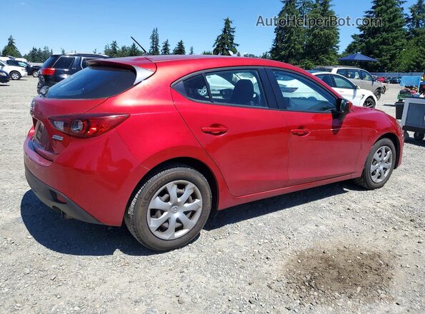 JM1BM1J74G1347897 2016 MAZDA 3 Red Trasero derecho