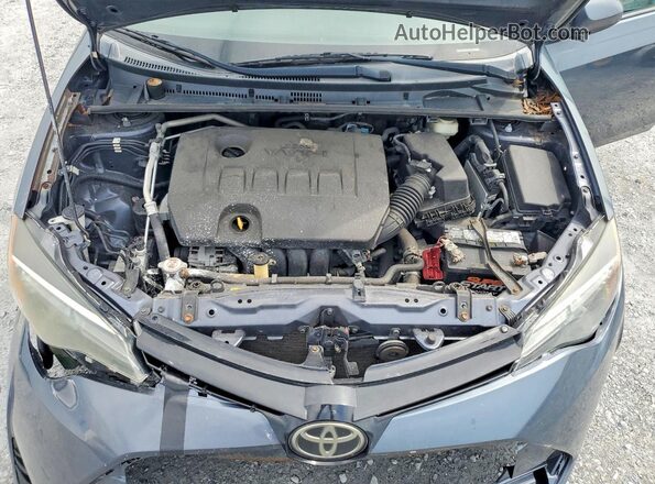 5YFBURHE3JP806021 2018 TOYOTA COROLLA Gray ძრავის განყოფილების ხედი