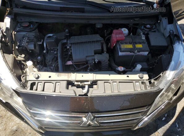 ML32AUHJ4RH008324 2024 MITSUBISHI MIRAGE Black Vista del compartimento del motor