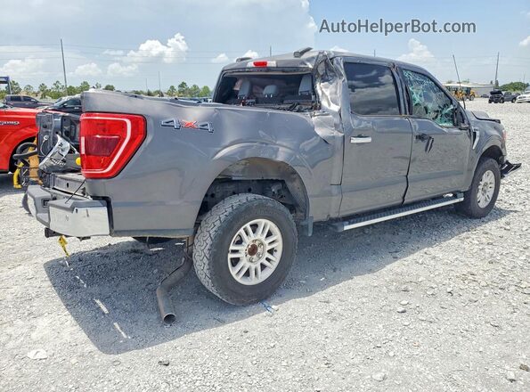 1FTFW1E87NKF23427 2022 FORD F150 Gray Przód prawy