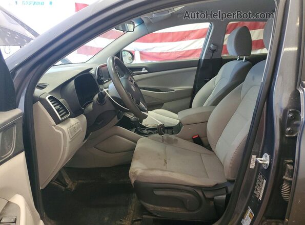 KM8J2CA4XKU956904 2019 HYUNDAI TUCSON Серый Вид салона спереди