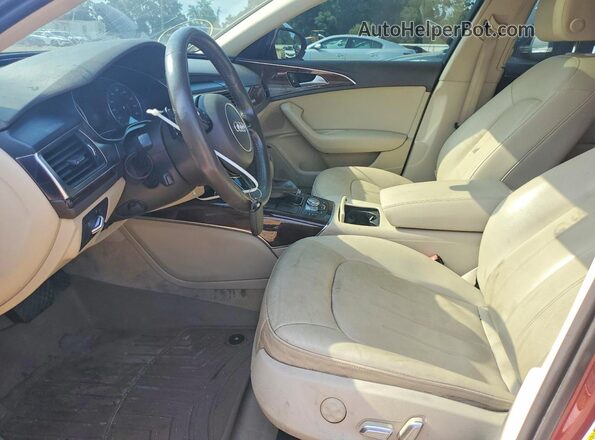 WAUG8AFC5HN090689 2017 AUDI A6 Red Առջևի վահանակի տեսք