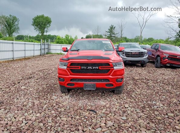 1C6SRFJTXMN789252 2021 RAM 1500 Red Vista trasera