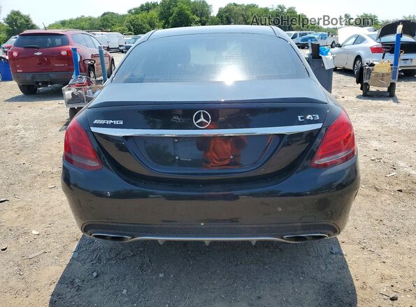 55SWF6EB9HU198109 2017 MERCEDES-BENZ C Black წინა სალონის ხედი