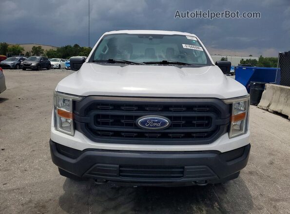 1FTFX1E57MKD08647 2021 FORD F150 Белый Вид сзади