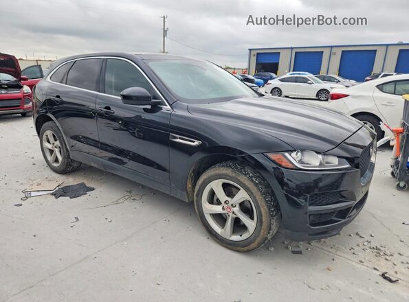SADCJ2FX7KA399081 2019 JAGUAR F-PACE Black Widok z przodu