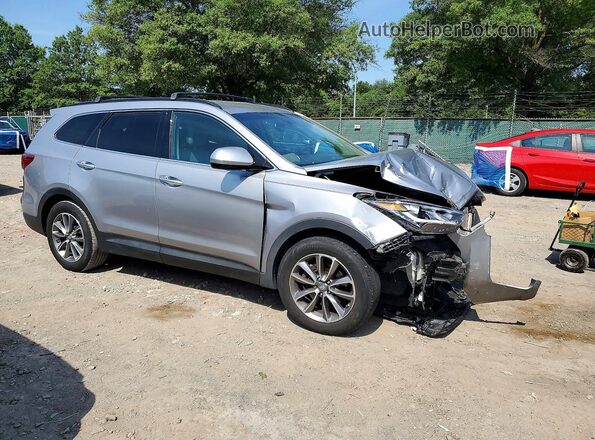 KM8SMDHFXHU170783 2017 HYUNDAI SANTA Silver წინა ხედი