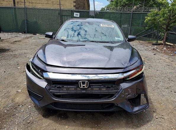 19XZE4F57LE001046 2020 HONDA INSIGHT Gray Դիմացի տեսք