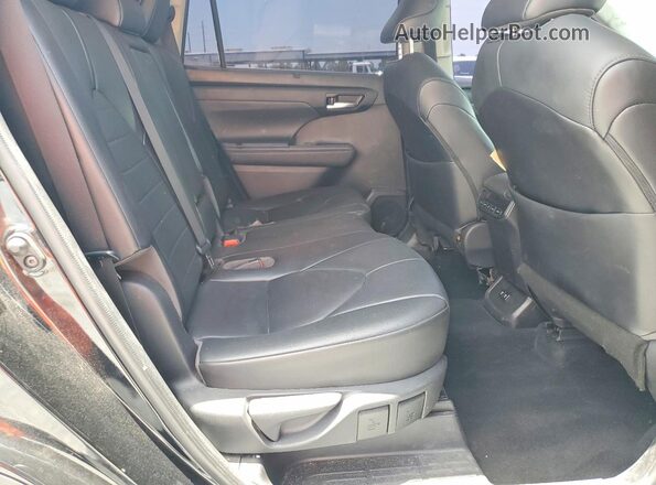 5TDHZRBH5MS543296 2021 TOYOTA HIGHLANDER Black Engine compartment view