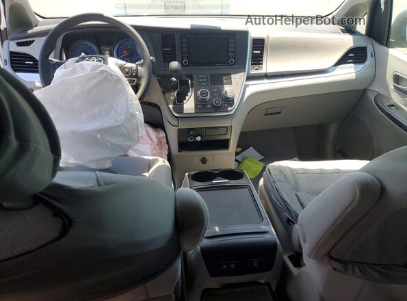 5TDKZ3DCXLS054458 2020 TOYOTA SIENNA Silver Vista del cuadro de instrumentos