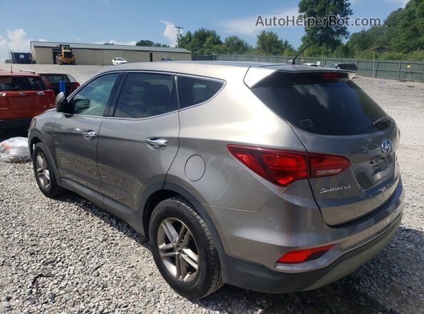 5XYZT3LB6JG557830 2018 HYUNDAI SANTA Gray Tył prawy