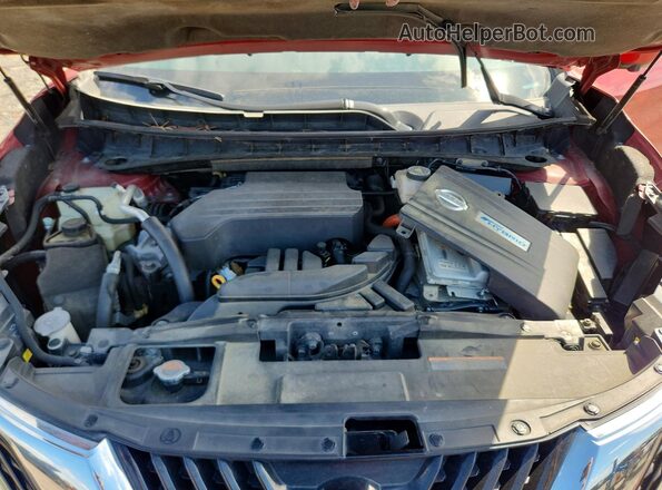5N1CZ2MG9GN150817 2016 NISSAN MURANO Red Engine compartment view
